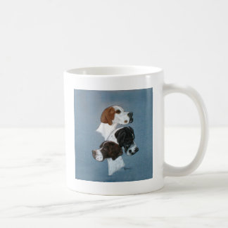 English Pointer Trio Head Study Coffee Mug
