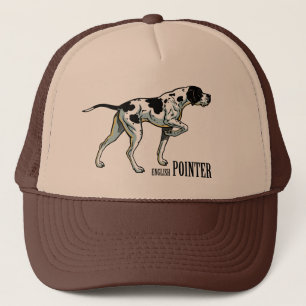 english pointer trucker hat