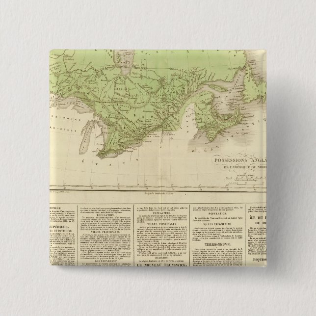 English possessions pinback button (Front)