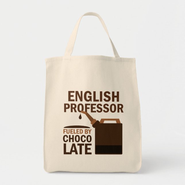 English Professor (Funny) Gift Tote Bag (Front)
