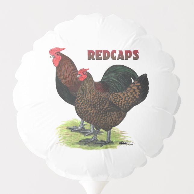 English Redcaps Balloon (Back)