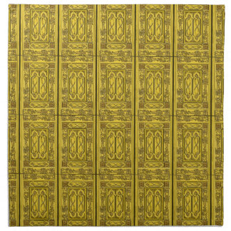 English Restoration Woodcarving Pattern Napkin