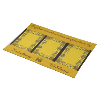 English Restoration Woodcarvings Style Placemat