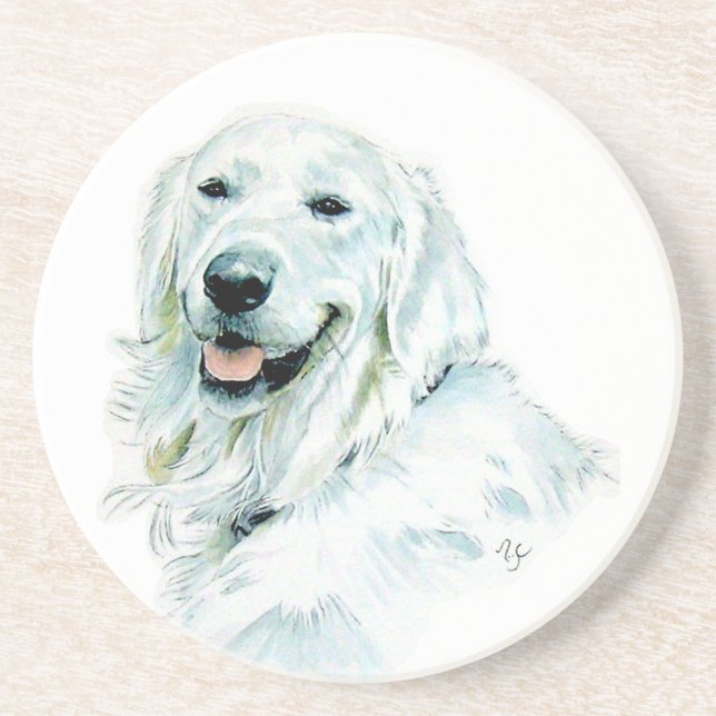 English Retriever Drink Coaster (Front)