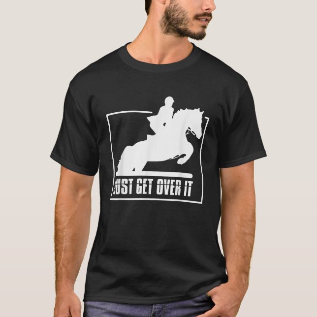English Riding Hunter Jumper Girl Horse Riding T S T-Shirt (Front)