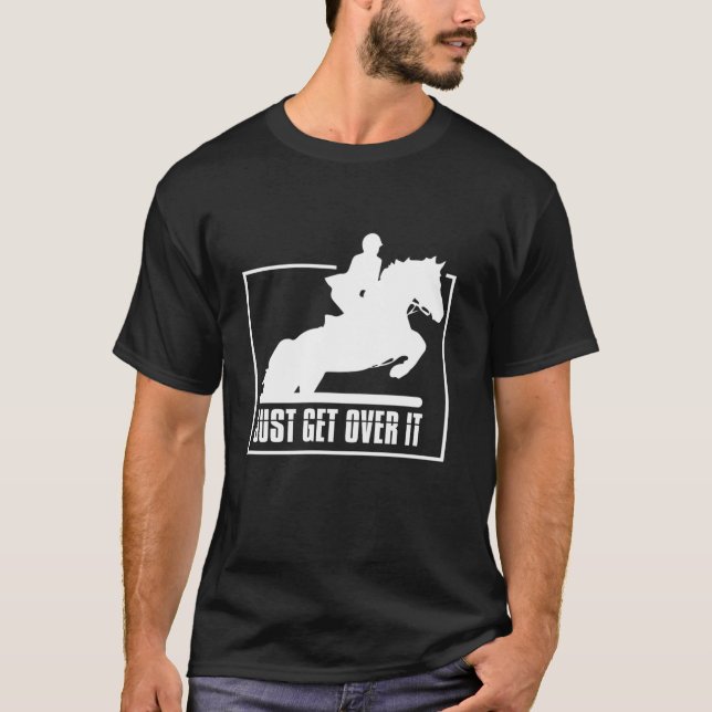 English Riding Hunter Jumper Girl Horse Riding T-Shirt (Front)