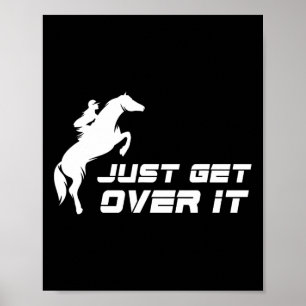 English Riding Hunter Jumper Girl Horseback Riding Poster