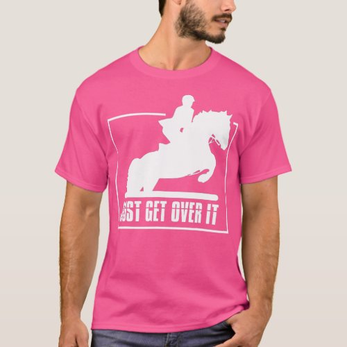 English Riding Hunter Jumper Girl Riding Horse  T_Shirt
