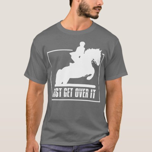 English Riding Hunter Jumper Girl Riding Horse  T_Shirt