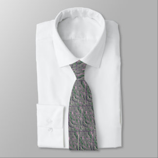 "English Rose Garden" Geometric Art Tie