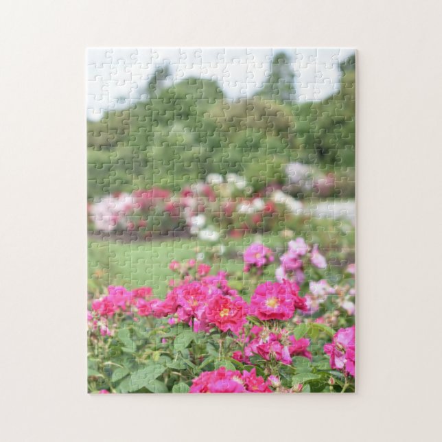 English Rose Garden Kew Gardens London UK Jigsaw Puzzle (Vertical)