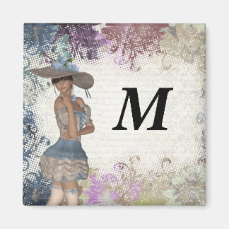 English rose romantic girl magnet
