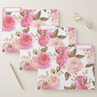 English Roses File Folders