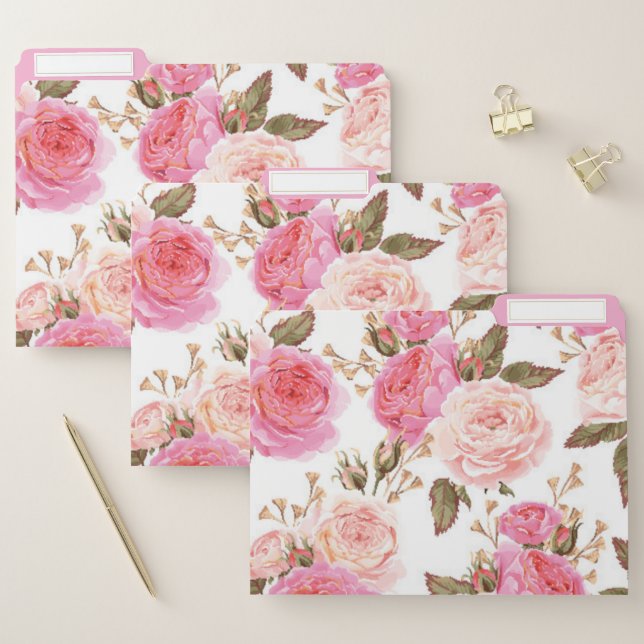 English Roses File Folders (Set)