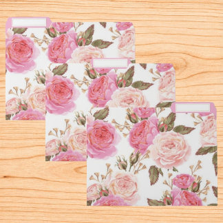 English Roses File Folders