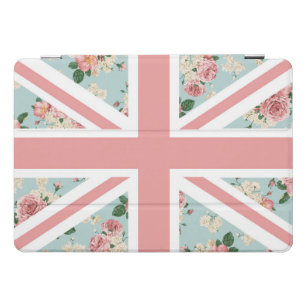 English Roses Union Jack Flag iPad Pro Cover