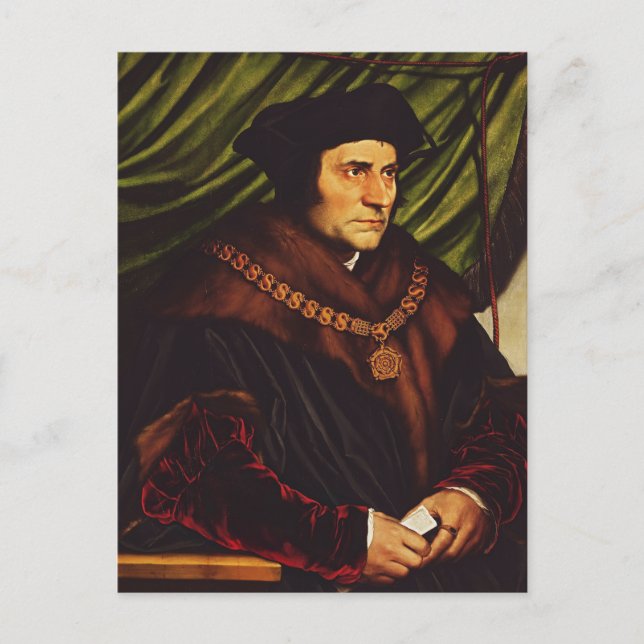 English Saint Thomas More  Postcard (Front)