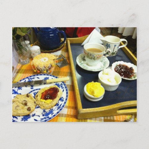 English Scenes Afternoon Cream Tea 1 Postcard