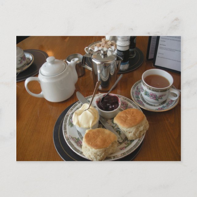 English Scenes, Afternoon Cream Tea Postcard (Front)