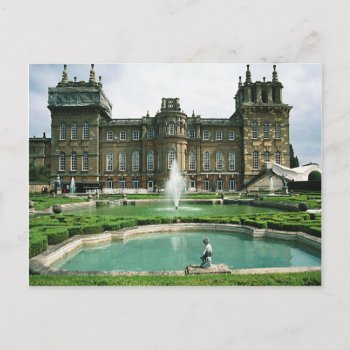 English Scenes  Blenheim Palace Postcard by windsorprints at Zazzle