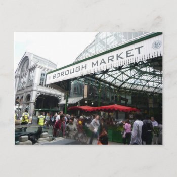 English Scenes  Borough Market  London Postcard by windsorprints at Zazzle