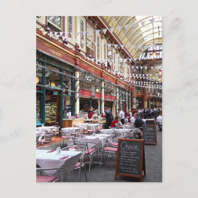 English Scenes, Leadenhall market, London Postcard (Front)