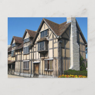 English Scenes, Shakespeare's Birthplace Postcard