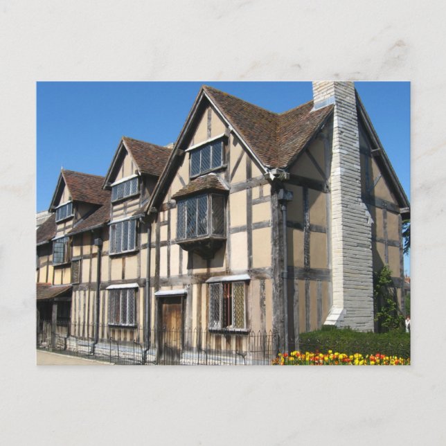 English Scenes, Shakespeare's Birthplace Postcard (Front)