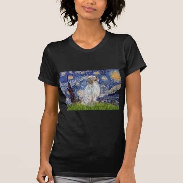 English Setter 1 - Starry Night T-Shirt (Front)
