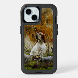 English setter, art iPhone 15 case