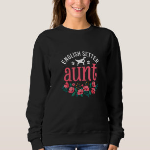 English Setter Aunt Dog Womens Dog Pet Christmas Sweatshirt