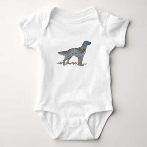 English setter baby bodysuit