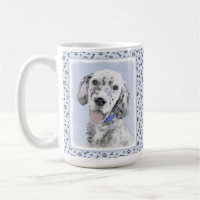 English Setter Blue Belton Painting Dog Art