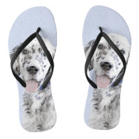 English Setter Blue Belton Painting Dog Art
