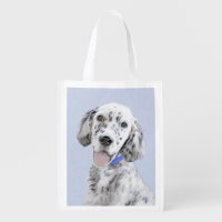 English Setter Blue Belton Painting Dog Art