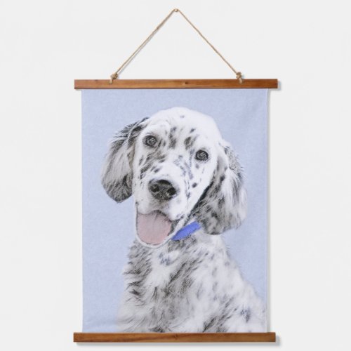 English Setter Blue Belton Painting Dog Art Hanging Tapestry