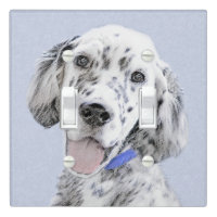 English Setter Blue Belton Painting Dog Art