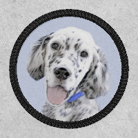 English Setter Blue Belton Painting Dog Art