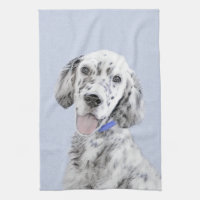 English Setter Blue Belton Painting Dog Art