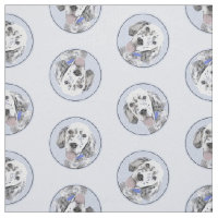 English Setter Blue Belton Painting Pet Dog Art