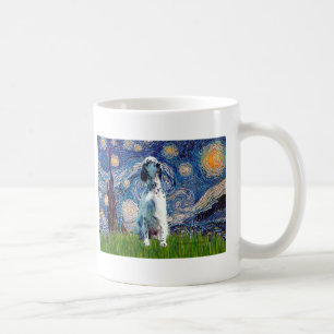 English Setter (BW) - Starry Night Coffee Mug