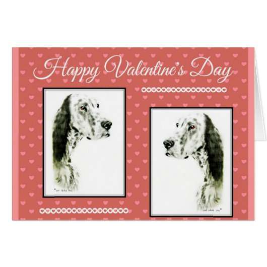 English Setter Cards (Front Horizontal)