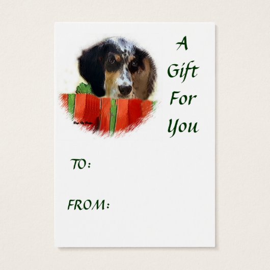 English Setter Christmas Gifts (Back)