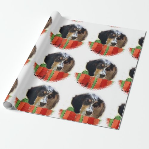 English Setter Christmas Wrapping Paper