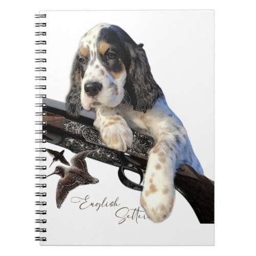 English Setter cute puppy  Coffee Mug Flask Tote  Notebook