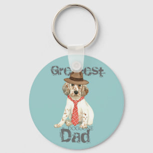 English Setter Dad Keychain