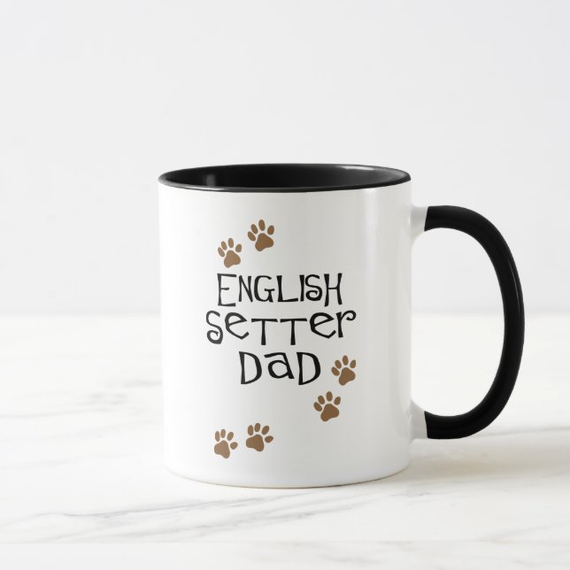 English Setter Dad Mug (Right)