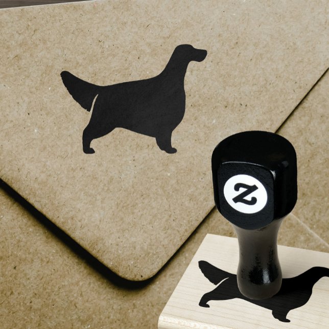 English Setter Dog Breed Silhouette Rubber Stamp (Creator Uploaded)