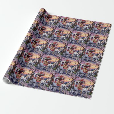 English Setter Dog Valentine's Day Wrapping Paper