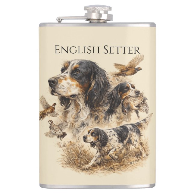 English Setter  Flask (Front)